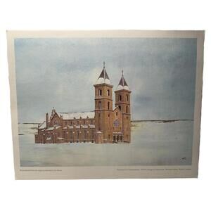 Joe Seme St. Fidelis Church Cathedral of the Plains Victoria, Kansas Painting